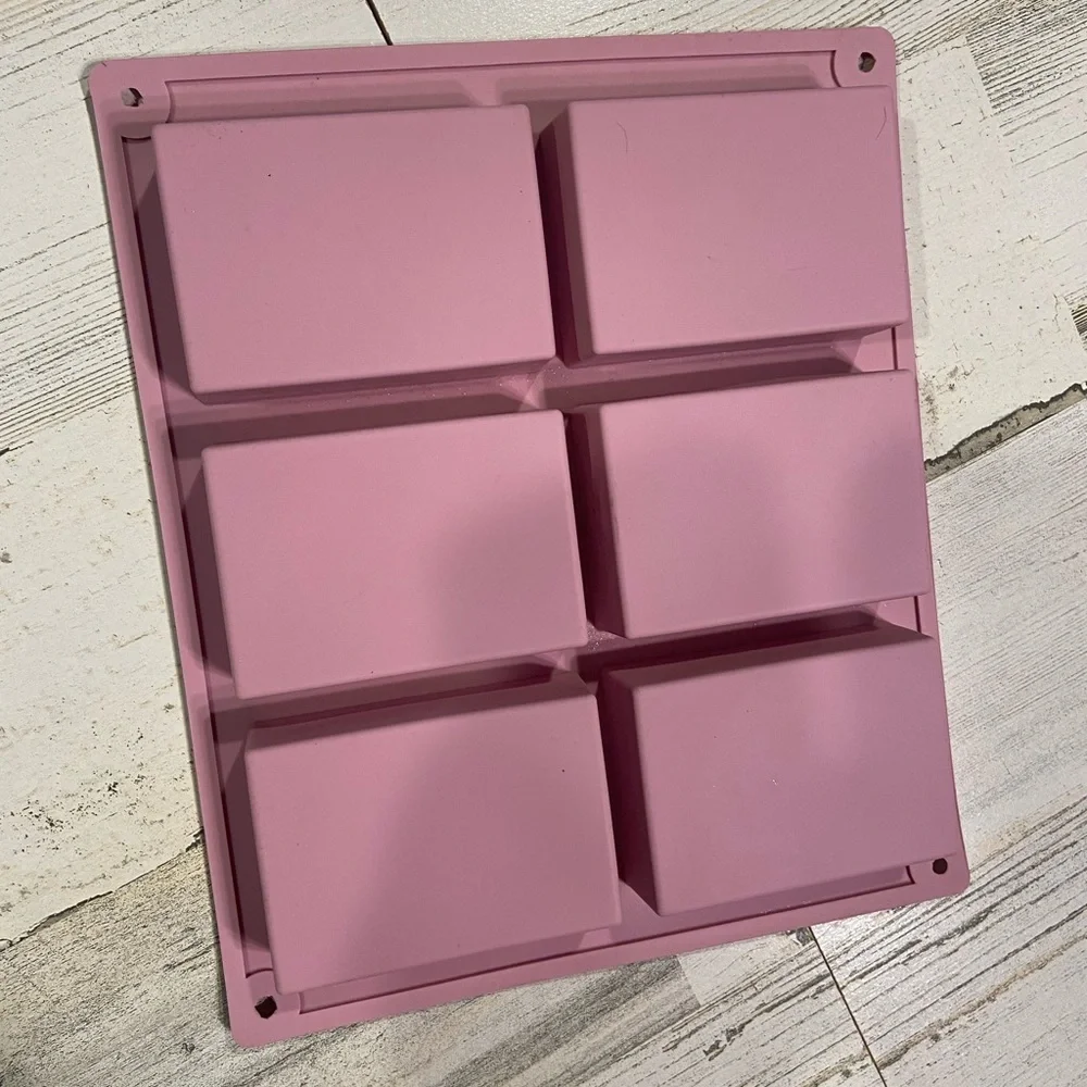 Silly Pops 2 Purple And Pink Rectangle Silicone Soap Molds